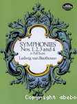 Symphonies N1 , 2 , 3 et 4 in full score