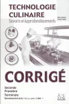 Technologie culinaire - corrig