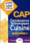 CAP / Connaissances technologiques de cuisine