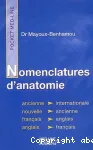 Nomenclatures d'anatomie