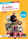  table ! Formes et enjeux du repas (programme BTS 2025)