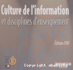Culture de l'information et disciplines d'enseignement